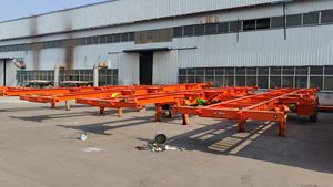 Semirremolque Esqueleto de Acero de 2 Ejes y 40 Pies para Transporte de Contenedores en Puerto, 40 Toneladas - Product Image 4