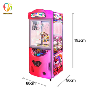 وصل حديثًا آلة مخلب جائزة كهربائية تجارية تعمل بقطع النقود المعدنية مركز تسوق رافعة صيد ضمان لمدة سنة مصنوعة من المعدن - Product Image 3