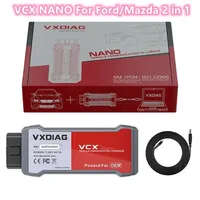 Mejor VXDIAG VCX NANO para Ford/Mazda 2 en 1 IDSV129 J2534 ECU programación codificación OBD2 escáner programador herramientas de diagnóstico