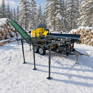 Procesador Automático <span class=keywords><strong>de</strong></span> <span class=keywords><strong>Leña</strong></span> RM500 PLUS, Rajadora <span class=keywords><strong>de</strong></span> Troncos <span class=keywords><strong>de</strong></span> 30T con Motor <span class=keywords><strong>de</strong></span> Gasolina <span class=keywords><strong>de</strong></span> 27HP y Transportador <span class=keywords><strong>de</strong></span> Salida - Product Image 2
