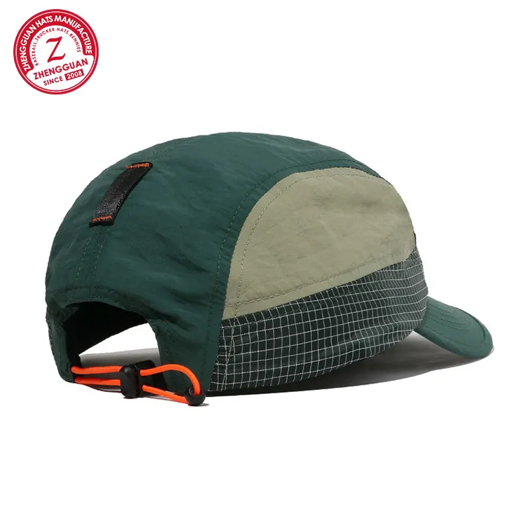 Berretto da Baseball sportivo in Nylon 5 cappelli e cappelli da corsa impermeabili personalizzati all'ingrosso