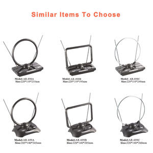 <span class=keywords><strong>Antenne</strong></span> <span class=keywords><strong>TV</strong></span> numérique d'intérieur avec amplificateur à gain réglable pour la réception du signal <span class=keywords><strong>TV</strong></span> DVB-T/DVB-T2 - Product Image 3