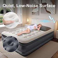 Matelas pneumatique pliable LGM, taille personnalisée, matelas gonflable Queen avec pompe électrique intégrée