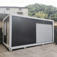 Villa préfabriquée modulaire personnalisée XH, maison avec salle de bain, douche, armoires de cuisine, maison préfabriquée moderne, panneaux sandwich en acier