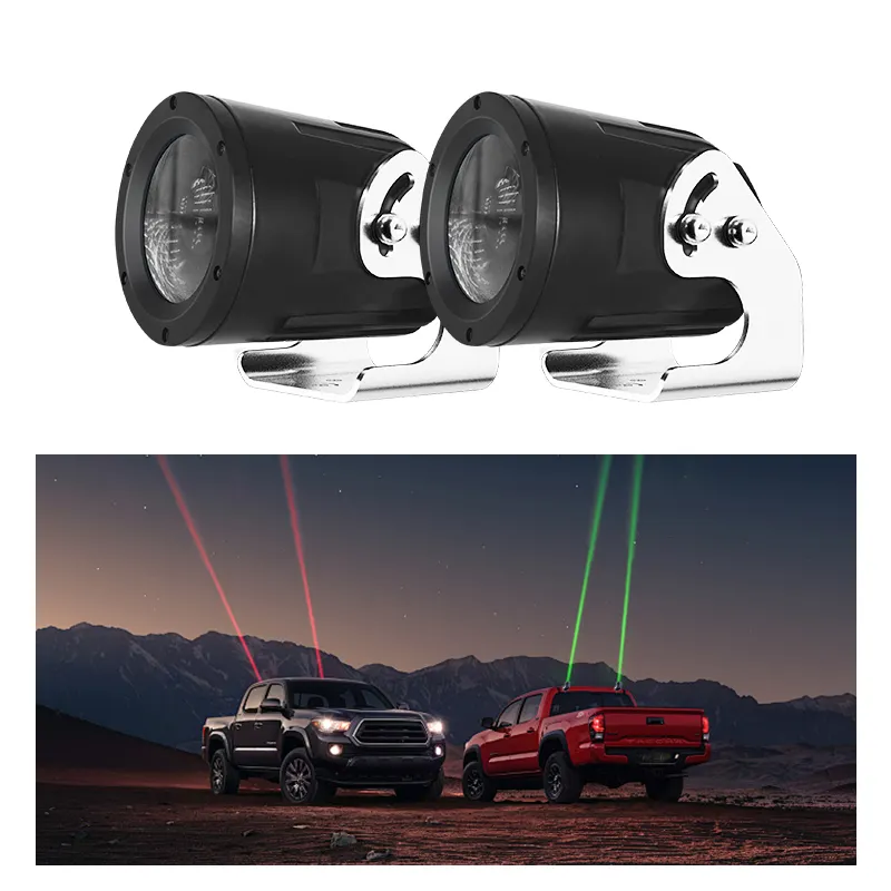 1000LM Moto Lighting can switch colors Headlight universal foglights spotlight work Antenna Whip off road led light bars for car