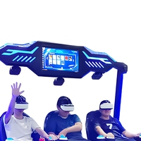 Simulateur de montagnes russes VR, cinéma 9D, chaise œuf 3 places, intérieur/extérieur, éducatif, en plastique et en bois, à vendre