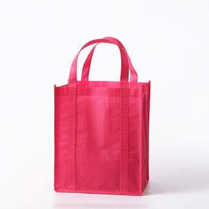 Aangepaste Niet-Geweven Boodschappentas Met Lange Handvatten <span class=keywords><strong>Promo</strong></span> Pack Met Onderkant Tot De Bodem - Product Image 1