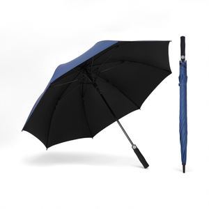 Paraguas de Golf de Viaje de Nailon con Control Semiautomático, Resistente al Viento y al Agua, con Logotipo Personalizado para Publicidad - Product Image 1
