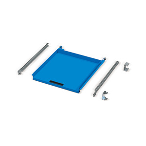 Fami Pull Out Shelf For Full Extension <b>Cabinets</b> 435x475 Mm Dark Grey Ral7000 <b>Tool</b> <b>Storage</b> - Product Image 1