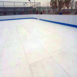 Baldosas de baja fricción personalizadas para pista de patinaje sobre ruedas, suelo sintético sin contaminación, fabricante de pista de hockey sobre <span class=keywords><strong>hielo</strong></span> - Product Image 4