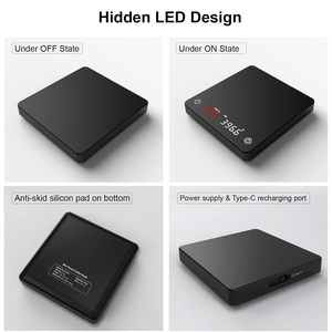 Báscula de Café de Alta Precisión Mini de 2 kg/0,1 g con Pantalla LED, Funciona con Batería, Apagado Automático, Báscula para Espresso - Product Image 4