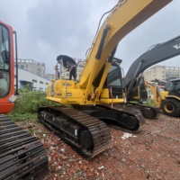 Excavatrice Komatsu PC210 haute performance, d'origine japonaise, avec système de flèche et de bras renforcés de 21 tonnes, sans fissure de cadre, prête à l'emploi.