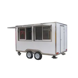 2024 Mobile Food Cart Mini Food Truck Anhänger mit individuellem Design Mobile Food Cart Truck