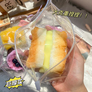 ของเล่นซิลิโคนรูปเค้กจำลอง ชุดของเล่นนุ่มๆ บรรเทาความเครียด ของขวัญสำหรับเด็กและผู้ใหญ่ ช่วงเวลาผ่อนคลาย - Product Image 2