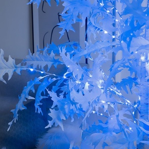 Arbres illuminés bleus artificiels pour la décoration de festival d'intérieur de Noël - Product Image 5