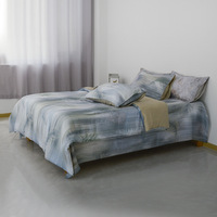 Literie en lin pur de haute qualité avec motifs, personnalisation en petites séries disponible, vente en gros