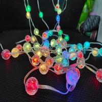 Guirlande lumineuse moderne USB intelligente en fil de cuivre contrôlée par application Guirlande lumineuse de Noël extérieure LED à bulles pour la décoration de fête