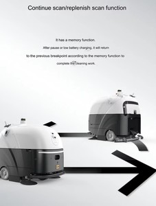 SC80 lớn thông minh sàn thương mại quét Robot công nghiệp thương mại Nhà Để Xe Hội thảo điện nhiên liệu lõi động cơ mới - Product Image 5