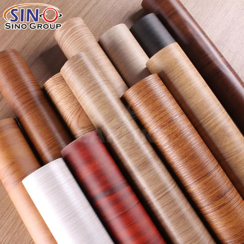 self adhesive wood grain vinyl film