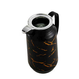 Termo 2021, Termo de Vacío Tipo Bala, <span class=keywords><strong>Taza</strong></span> de Mármol, 1000 ml, Cuerpo de Metal con Doble Pared de Vidrio, Recargable, Mantiene la Comida Caliente y Fría - Product Image 3