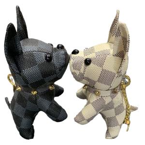 Gantungan Kunci Anjing Bulldog Kulit Asli, Penjualan Langsung Pabrik, Dekorasi Tas, Gantungan Kunci Anjing - Product Image 5