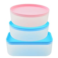 Boîte de conservation en plastique en gros d'usine, portable, à un seul niveau, scellée, style créatif, modèle CX20, boîte à lunch pour étudiant, compatible micro-ondes