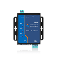 Servidor de Dispositivos Seriales de Doble Puerto PUSR, Convertidor de Modbus RTU a Modbus TCP MQTT con Interfaces RS232/RS485 USR-TCP232-410s-RT