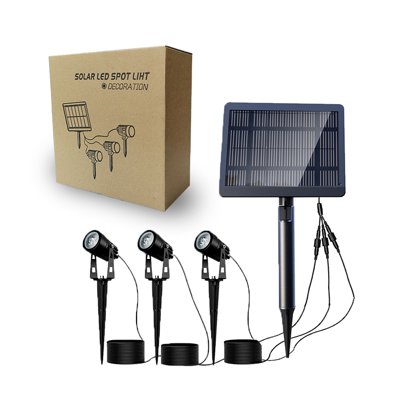 Solar Spotlights  Landscape Lights Color Changing Low Voltage Outdoor Solar Spotlight IP65 Waterproof 9.8ft Cable Auto On/Off
