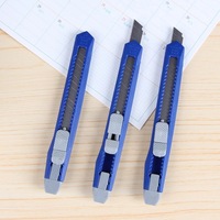 Coloré en plastique Mini Style papeterie bureau personnalisé papier coupe couteau Cutter couteau artisanat couteaux