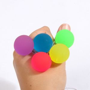 Pelotas Elásticas de Colores con Cuerda para Jalar, Pelotas Saltarinas para Niños, Pelotas de Salto, Juguete Sensorial - Product Image 3