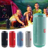 Speaker Plastik Portabel Tahan Air TG126 Wireless 5.0 dengan Dukungan AUX USB TF FM, Suara Stereo Surround Outdoor