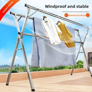 Séchoir à <span class=keywords><strong>linge</strong></span> pliable et rétractable sur <span class=keywords><strong>pied</strong></span> pour balcon et usage extérieur - Product Image 4