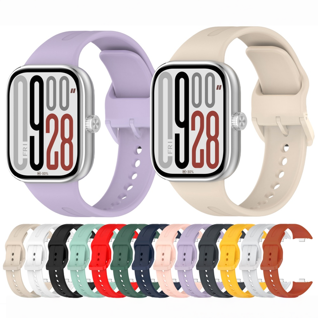 Silicone Bracelet Comfortable Waterproof Replacement Band for Xiaomi 8 Pro 9 Pro Redmi Watch 4 5 6 Watch Strap with a Smart Band