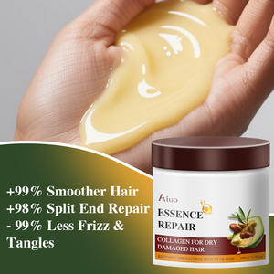 <span class=keywords><strong>Mascarilla</strong></span> hidratante para el cabello con aceite de argán orgánico natural para alisar el brillo y reparar el cabello dañado para hombres y mujeres de uso diario - Product Image 4