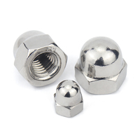 Écrou à tête cylindrique en acier inoxydable 304 certifié DIN1587 pour applications minières