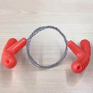 New outdoor PP handle mini pocket saw <b>Camping</b> survival line saw stainless steel wire saw water grass saw - Product Image 2