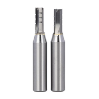 Personnalisé 12mm 8mm tige 3 dents outil ACP 3 cannelures TCT fente droite mèche carbure CNC coupe bois fraise Cnc Bit