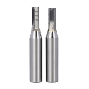 Personnalisé 12mm 8mm tige 3 dents outil ACP 3 cannelures TCT fente droite mèche carbure CNC coupe bois fraise Cnc Bit - Product Image 1
