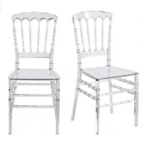 Sedia Chiavari Trasparente <span class=keywords><strong>in</strong></span> Cristallo per Sala <span class=keywords><strong>da</strong></span> Pranzo, <span class=keywords><strong>Cucina</strong></span>, Ristorante, Esterni, Sala Matrimoni, Hotel - Sedia Durevole <span class=keywords><strong>in</strong></span> <span class=keywords><strong>Resina</strong></span> per Eventi - Product Image 1