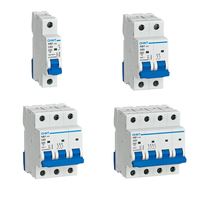 Disjoncteur miniature CHINT NB1-63 1P 2P 3P 4P 1-63A Protection en cuivre et matériau PA66 Capacité de coupure 10kA CHINT MCB