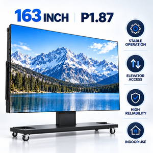 Écran LED pliable ultra-large de 163 pouces P1.87, écran LED sur roues relevable pour événements intérieurs de grande envergure et événements par temps sec - Product Image 1