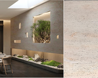 Revêtement mural flexible en pierre, carreaux de céramique flexibles avec MOQ de 20 m² pour hôtels de charme et murs d'ambiance intérieurs personnalisés