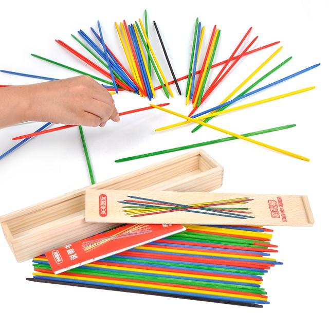 Promotional Wooden Pick up Sticks Bamboo Mikado Games