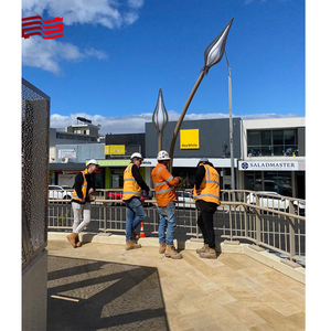 Cafa Top Factory Personalizado Paisaje de <span class=keywords><strong>calle</strong></span> grande Escultura de luz cinética Luz de sujeción - Product Image 1