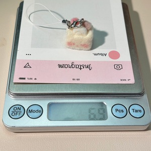 3D 플러시 케이크 펜던트 만화 동물 음식 장난감 걸이줄 돼지 토끼 가방 장식 귀엽고 달콤한 액세서리 - Product Image 4