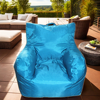Fauteuil pouf design européen et asiatique moderne pour adultes, convertible, mobilier de salon, housse amovible, haute qualité 600D