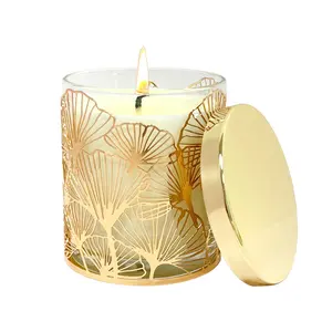 Produk Baru Tempat Lilin Dihiasi Nazar Lampu Teh Logam Tempat Lilin dengan Kaca Bening Lilin Jar