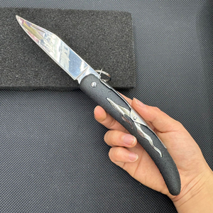 มีดพับเหล็ก CS 39LSWB ด้ามจับ G10 สำหรับกิจกรรมกลางแจ้ง แคมป์ปิ้ง ใช้งานทางยุทธวิธี รับผลิตตามแบบ OEM ปรับแต่งได้ - Product Image 2