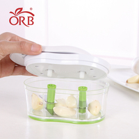 Picadora Manual de Verduras y Frutas Multifuncional ORB BF105, Diseño Innovador, Prensa Manual para Cocina, Picadora de Ajo