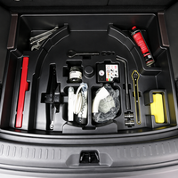 Boîte de rangement latérale pour coffre arrière Maremlyn PP, organisateur de cargaison compatible avec BYD ATTO 3 Yuan Plus, plateau de rangement pour coffre, accessoires intérieurs de voiture